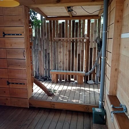 Bungalow Ecologique Avec Toilettes Seches Leu Kabanon Vue Mer 생뢰 외부 사진