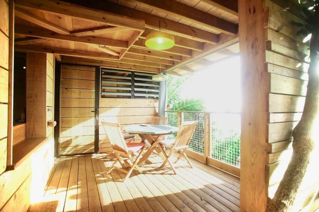 Bungalow Ecologique Avec Toilettes Seches Leu Kabanon Vue Mer 생뢰 외부 사진