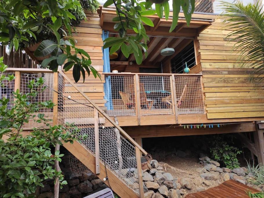 Bungalow Ecologique Avec Toilettes Seches Leu Kabanon Vue Mer 생뢰 외부 사진